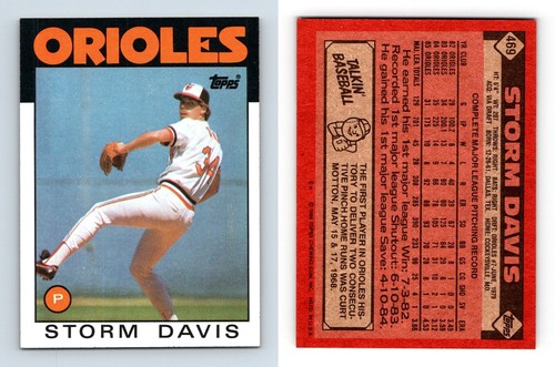 Storm davis orioles - davis, #469