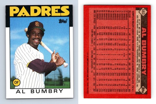 Bumbry padres 583 topps - -,