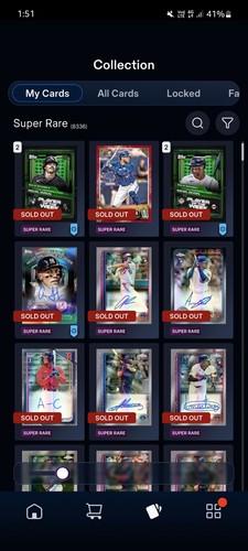 Any topps bunt unlocked - 9,